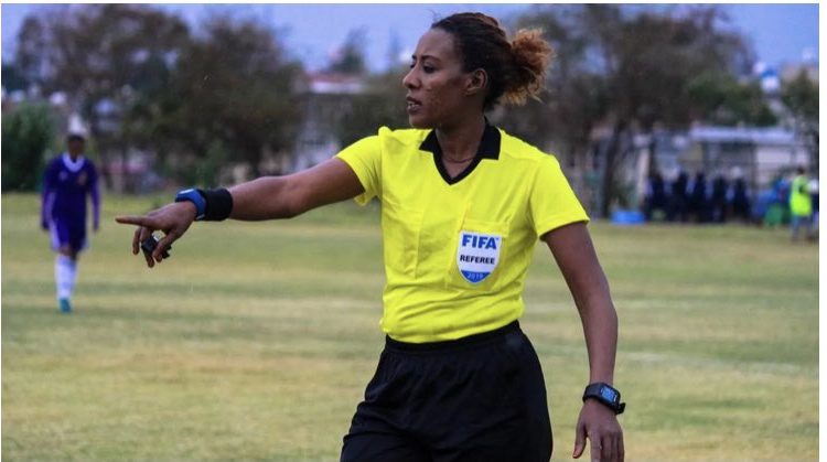 Football : Lydia Tadesse, Première femme arbitre d’une compétition masculine de la CAF.
