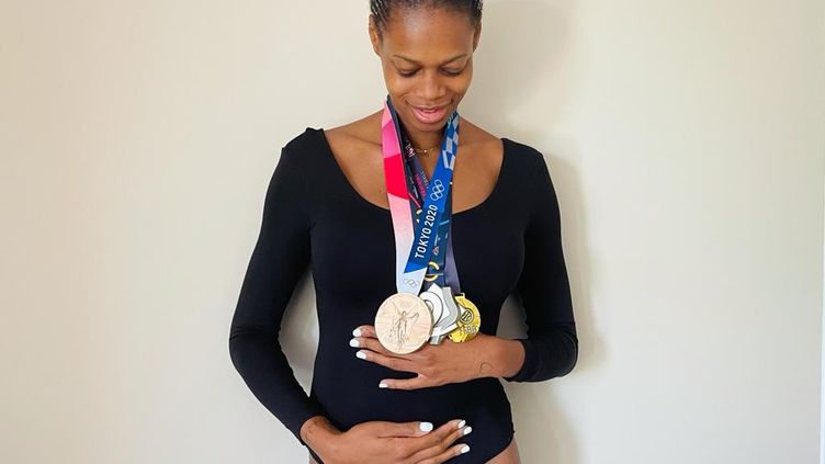 La basketteuse française Valériane Ayayi a joué les JO de Tokyo en étant enceinte !